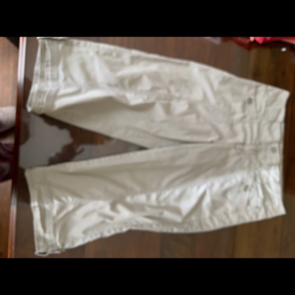 Tan lightweight capris